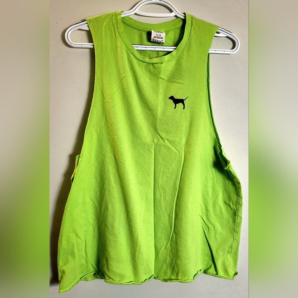Womens Victorias Secret Size Medium Neon Tank